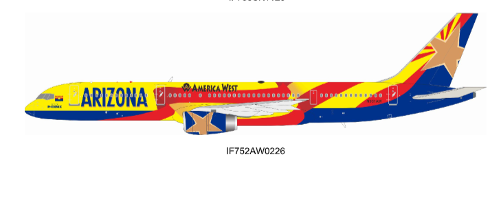 IF752AW0226 | Inflight200 | Boeing 757-2S7 America West Airlines N901AW | is due October 2026