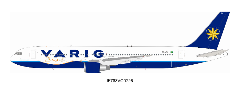 IF763VG0726 | Inflight200 | Boeing 767-375/ER Varig PP-VPV | is due October 2026