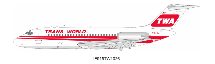 IF915TW1026 | Inflight200 | McDonnell Douglas DC-9-15 Trans World Airlines - TWA N973Z | is due October 2026