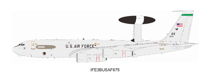 IFE3BUSAF675 | Inflight200 | Boeing E-3B Sentry (707-300) USA - Air Force 73-1675 | is due October 2026