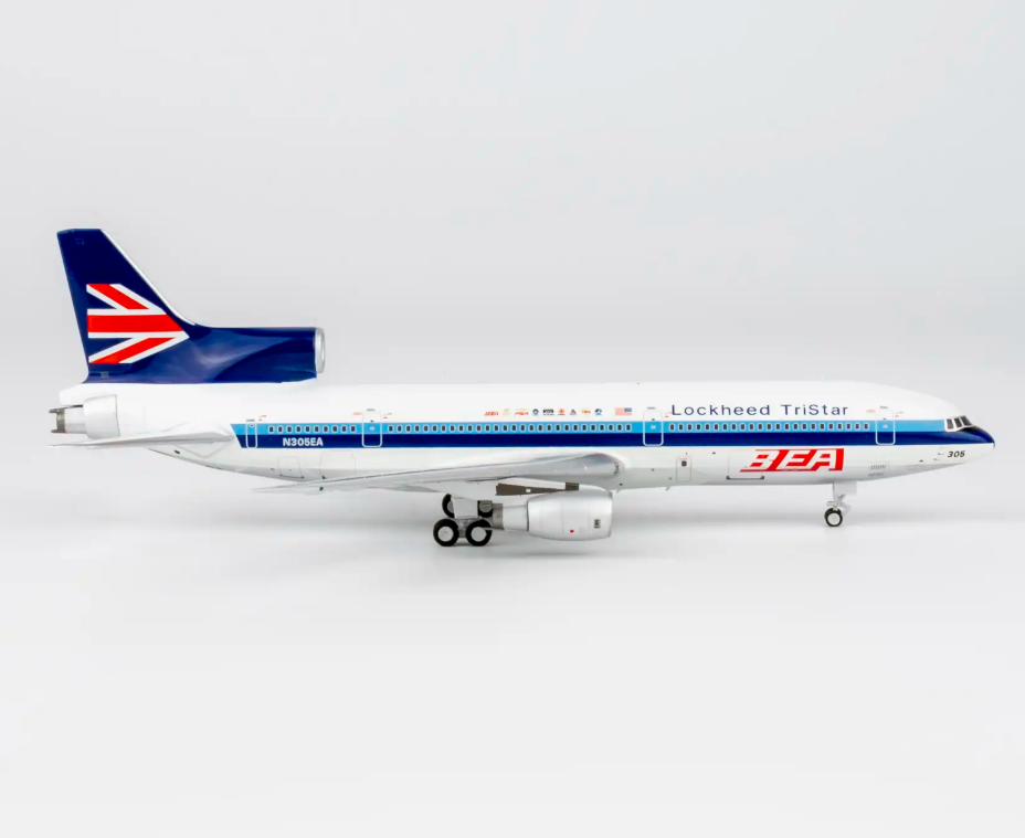 NG31040 | NG Models 1:400 | Lockheed L‑1011‑1 Tristar BEA N305EA (in BEA's then contemporary livery; Luxurious packaging) (with stand) | is due September 2026