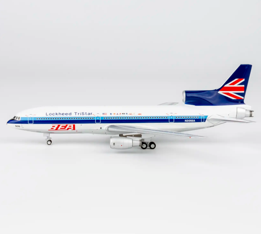 NG31040 | NG Models 1:400 | Lockheed L‑1011‑1 Tristar BEA N305EA (in BEA's then contemporary livery; Luxurious packaging) (with stand) | is due September 2026