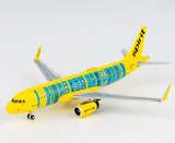 NG15073 | NG Models 1:400 | Airbus A320-200 Spirit Airlines N628NK (Winter Sweater Livery; Luxurious packaging) (with stand)
