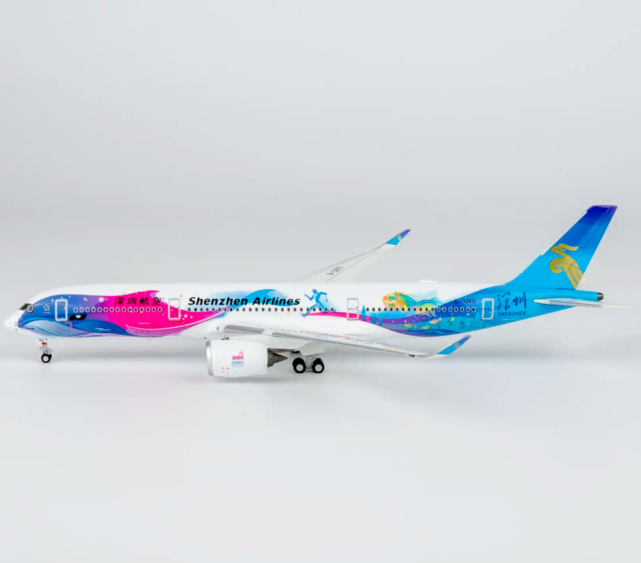 NG39141 | NG Models 1:400 | Airbus A350-900 Shenzhen Airlines B-32F0 (Amazing Shenzhen 文旅深圳; Luxurious packaging) (with stand)