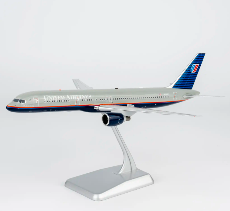 NG42060 | NG Models 1:200 | Boeing 757-200 United Airlines (blue tulip livery; without winglets; with Oscars trophy decal behind flight deck(both sides)) (with stand)