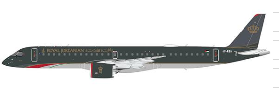 LH2547 | JC Wings 1:200 | Embraer ERJ-190-400STD Royal Jordanian JY-REA | is due Nov/ December 2026