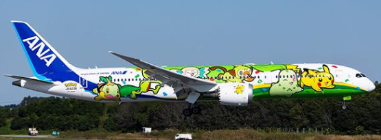 SA2128 | JC Wings 1:200 | Boeing 787-9 Dreamliner All Nippon Airways JA923A "Pokémon Jet Green" | is due Nov/ December 2026