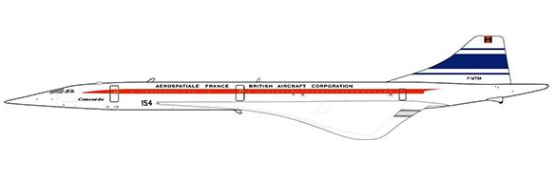 UX4008 | JC Wings 1:400 | Concorde House Color F-WTSA [Paris Air Show 1969] | is due Nov/ December 2026