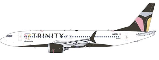 XX40940 | JC Wings 1:400 | Boeing 737-8 MAX Trinity Airways HL8754 | is due Nov/ December 2026