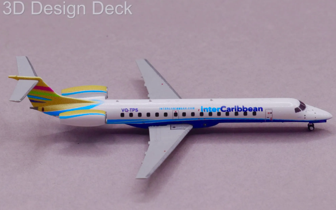 3DD0208 | 3D Design Deck 1:400 | Embraer E145 Inter Caribbean VQ-TPS | is due August 2026