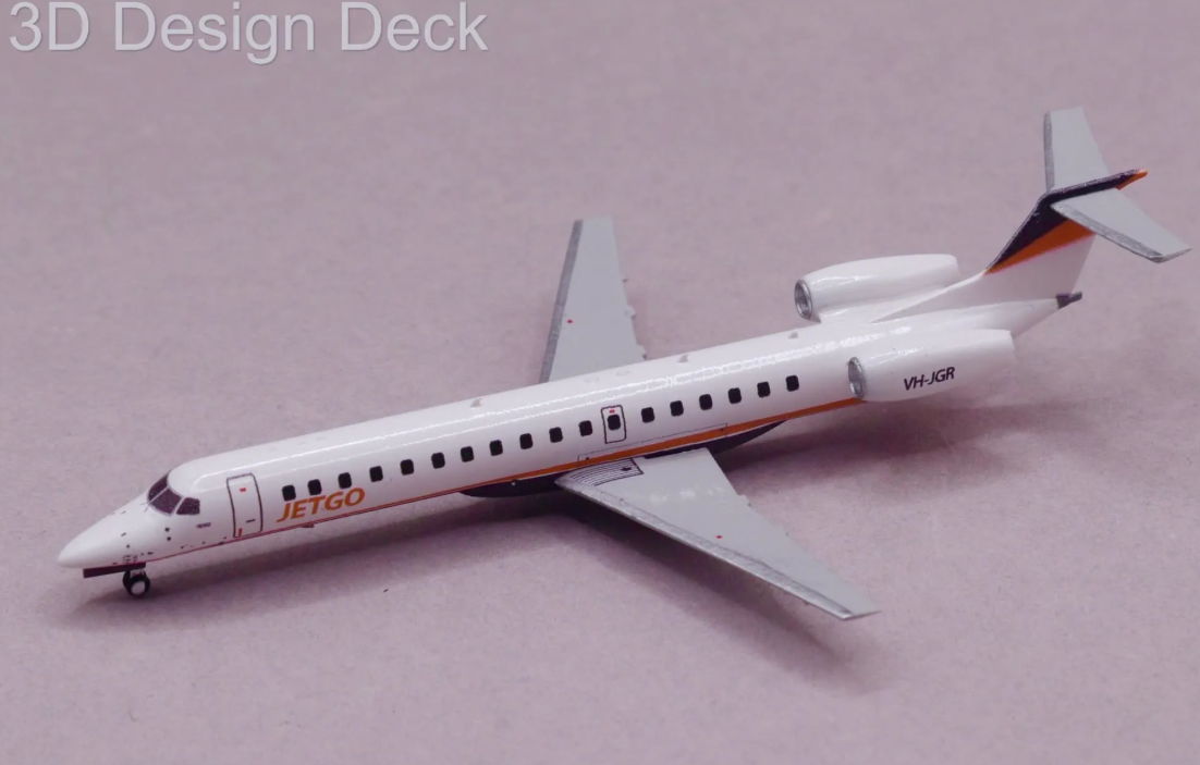 3DD0210 | 3D Design Deck 1:400 | Embraer E145 Jetgo VH-JZG | is due August 2026