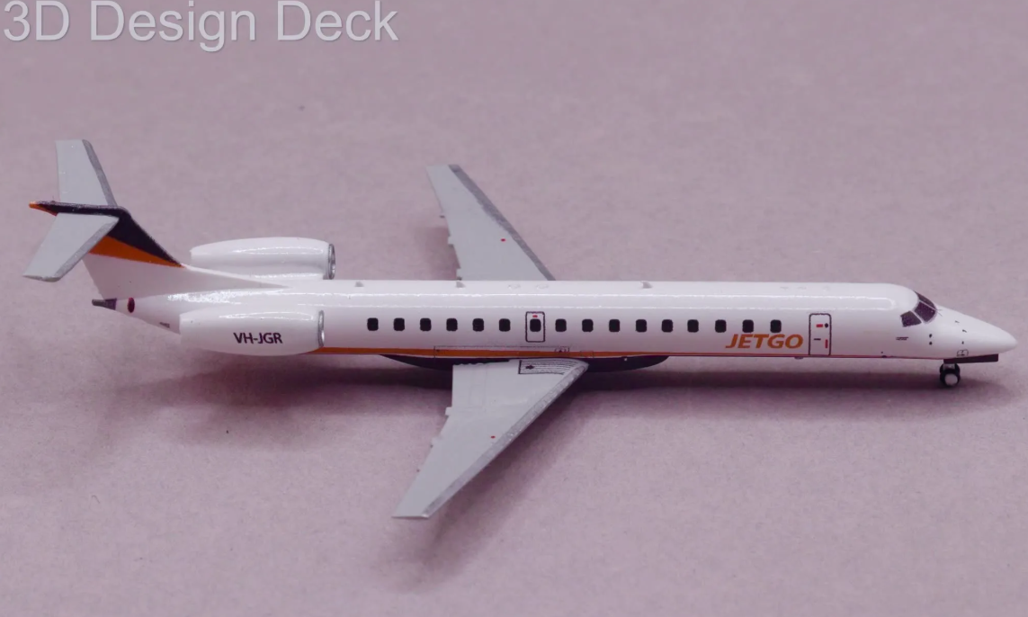 3DD0210 | 3D Design Deck 1:400 | Embraer E145 Jetgo VH-JZG | is due August 2026