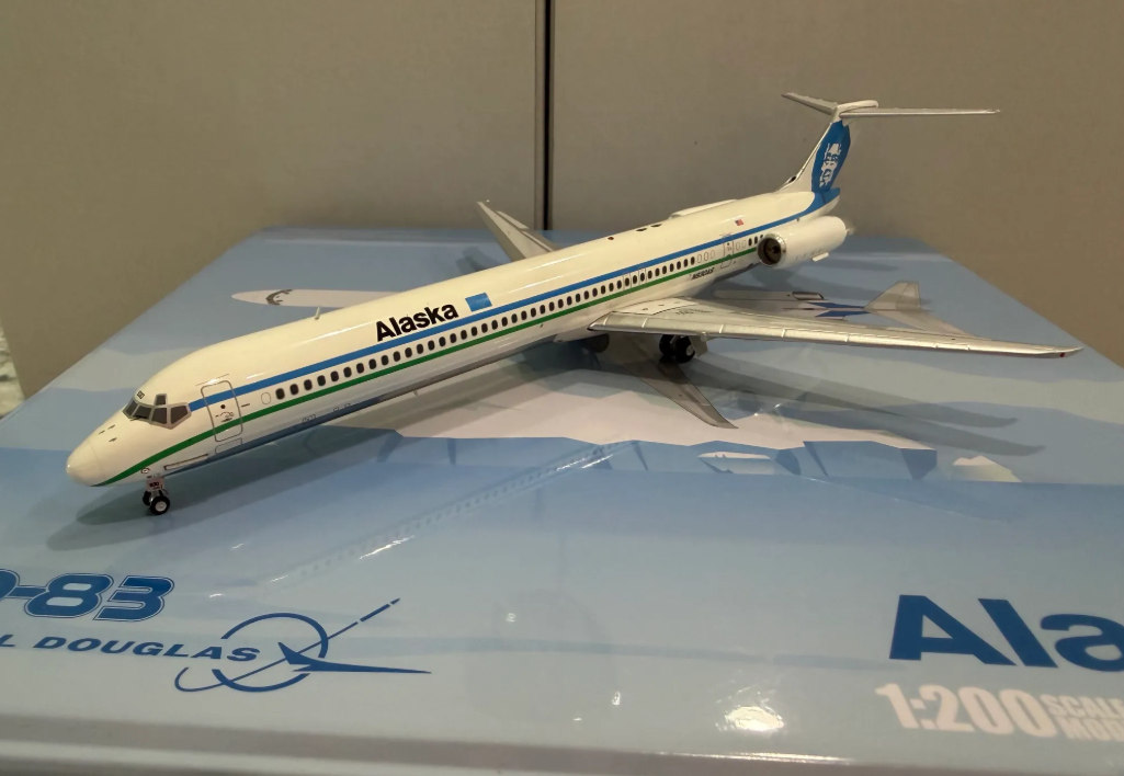 JX024-2-006 | Jet-x 1:200 | McDonnell Douglas MD-83 Alaska N930AS "Polished" | is due December 2026