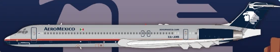 JX024-2-004 | Jet-x 1:200 | McDonnell Douglas MD-88 AeroMexico XA-AMS "Polished" | is due December 2026