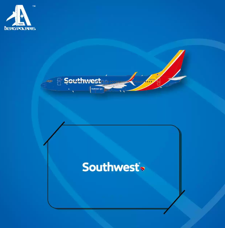 HA7380061 | Aero Polaris 1:400 | Boeing 737‑800 w/ Scimitar Winglets Southwest Airlines N8668A | is due November 2026