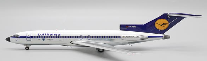 XX20162 | JC Wings 1:200 | Boeing 727-100 Lufthansa Polished D-ABIO