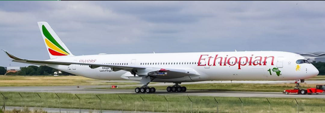 XX20514A | JC Wings 1:200 | Airbus A350-1000 Ethiopian Airlines 1st A350-1000 in Africa ET-BAW Flaps Down | was due July 2024