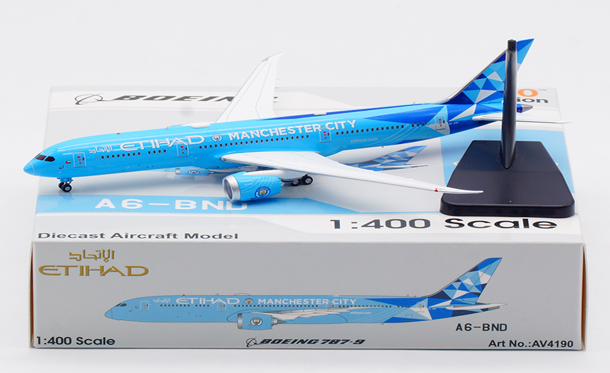 AV4190 | Aviation 400 1:400 | Boeing 787-9 Dreamliner Etihad Airways A6-BND  | is due July 2024