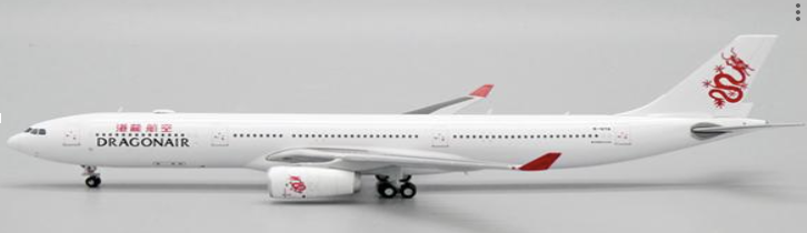 EW4333007 | JC Wings 1:400 | Airbus A330-300 Dragonair B-HYA | is due August 2024 **See Notes**