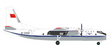 573016 | Herpa Wings 1:200 | CAAC Airlines Xian Y-7 B-3457