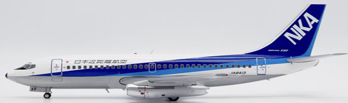 EW2732007 | JC Wings 1:200 | Boeing 737-200 Nihon Kinkyori Airways Polished JA8413 | is due December 2024