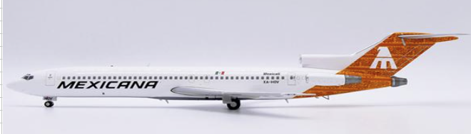 LH2391 | JC Wings 1:200 | Boeing 727-200 Mexicana Mexicali XA-HOV | is due February 2025