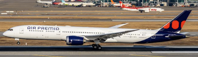 SA4085 | JC Wings 1:400 | Boeing 787-9 Dreamliner Air Premia HL8701