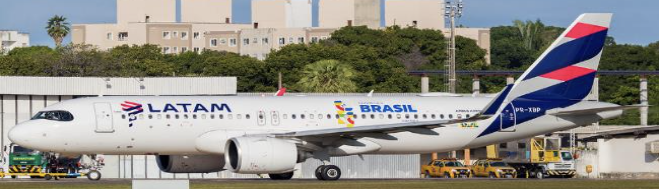 XX40212 | JC Wings 1:400 | Airbus A320NEO LATAM Brazil Voando PR-XBP | was due February 2025