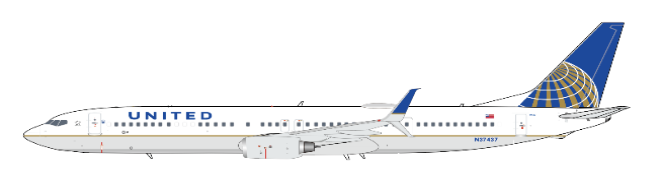 XX40354 | JC Wings 1:400 | Boeing 737-900ER United Airlines N37437 | is due February 2025