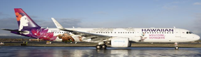 XX40616 | JC Wings 1:400 | Airbus A321NEO Hawaiian Airlines Welcome Voyagers N208HA | is due February 2025