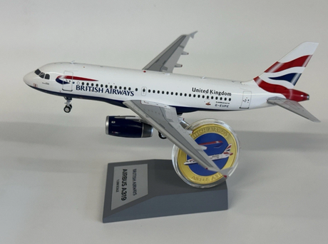 ARDBA122 | ARD Models 1:200 | Airbus A319 British Airways G-EUPE (with stand)