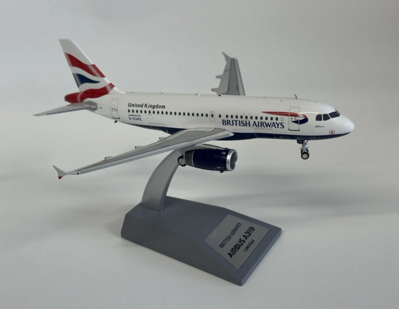 ARDBA122 | ARD Models 1:200 | Airbus A319 British Airways G-EUPE (with stand)
