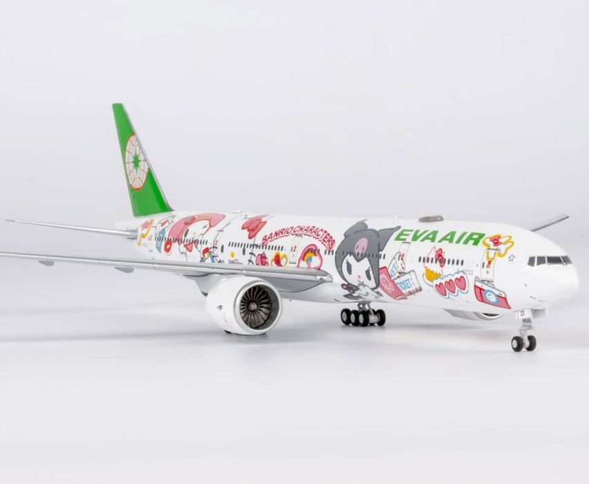 NG73075 | NG Models 1:400 | Boeing 777-300ER Eva Airways B-16722 (Hello Kitty- Besties Jet) (with stand)