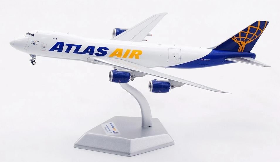 B632204C | HX Models 1:400 | Boeing B747-8F Atlas Air N862GT Interactive Version | is due July 2025
