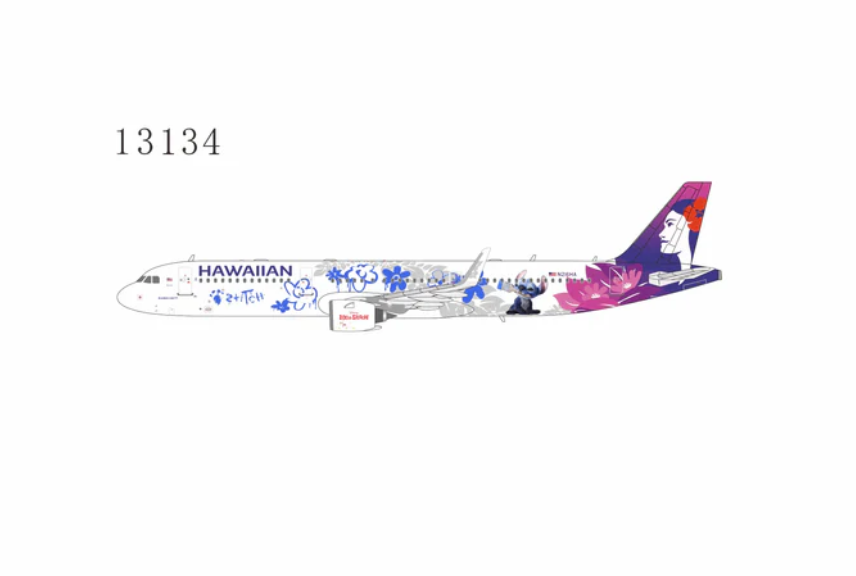 NG13134 | NG Models 1:400 | Airbus A321neo Hawaiian Airlines N216HA (Disney’s Lilo & Stitch) | is due November 2025