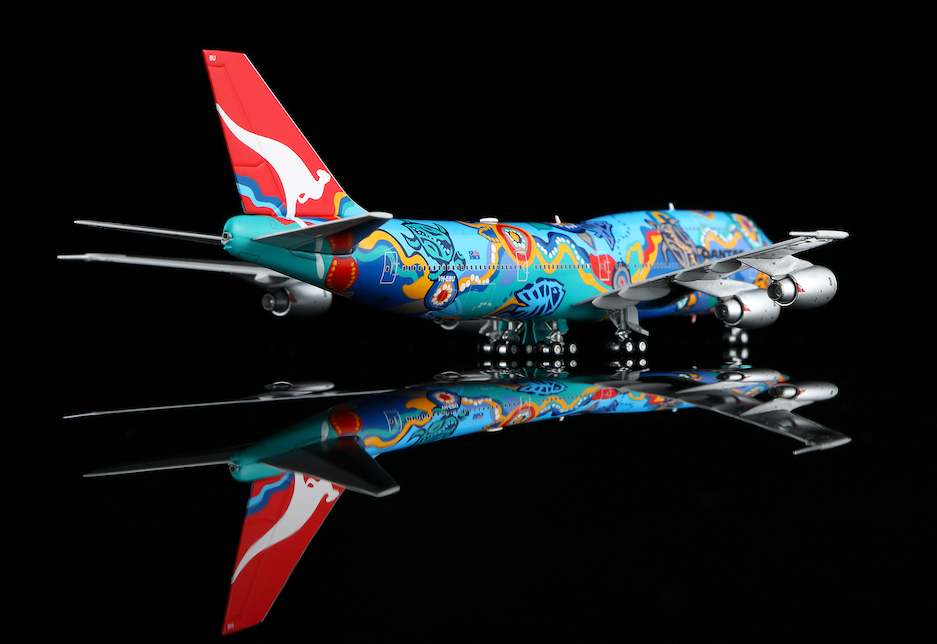 B606501 | HX Model 1:400 | Boeing 747-400 Qantas Airways VH-EBU 'Nalaji Dreaming' | is due November 2025