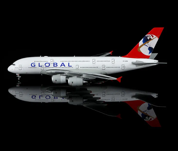 A581204 | HX Models 1:400 | Airbus A380 Global Airlines 9H-GLOBL | is due April 2026