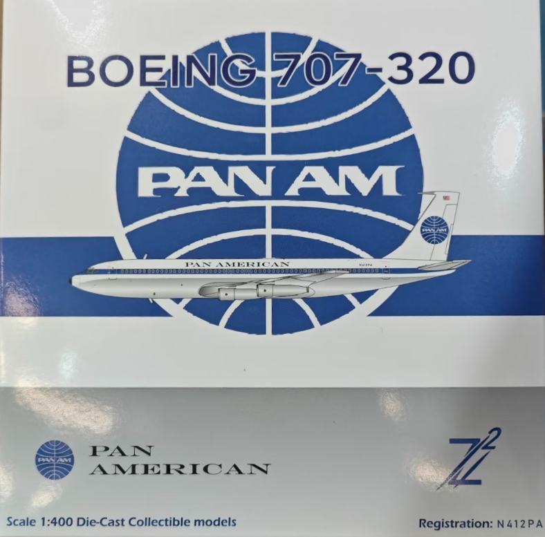 Z² 400-052-26 | Z² Models 1:400 | Boeing 707-320 Pan American World Airways N412PA | is due June 2026