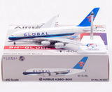 AV4362 | Aviation 400 | Airbus A380-841 Global Airlines 9H-GLOBL with metal stand