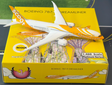 Die-cast metal Phoenix 1:400 scale model of a Scoot Boeing 787-9 aircraft.