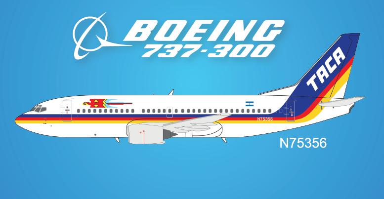 N75356 | Panda Models 1:400 | Boeing 737-300TACA International Airlines N75356 | was due December 2024