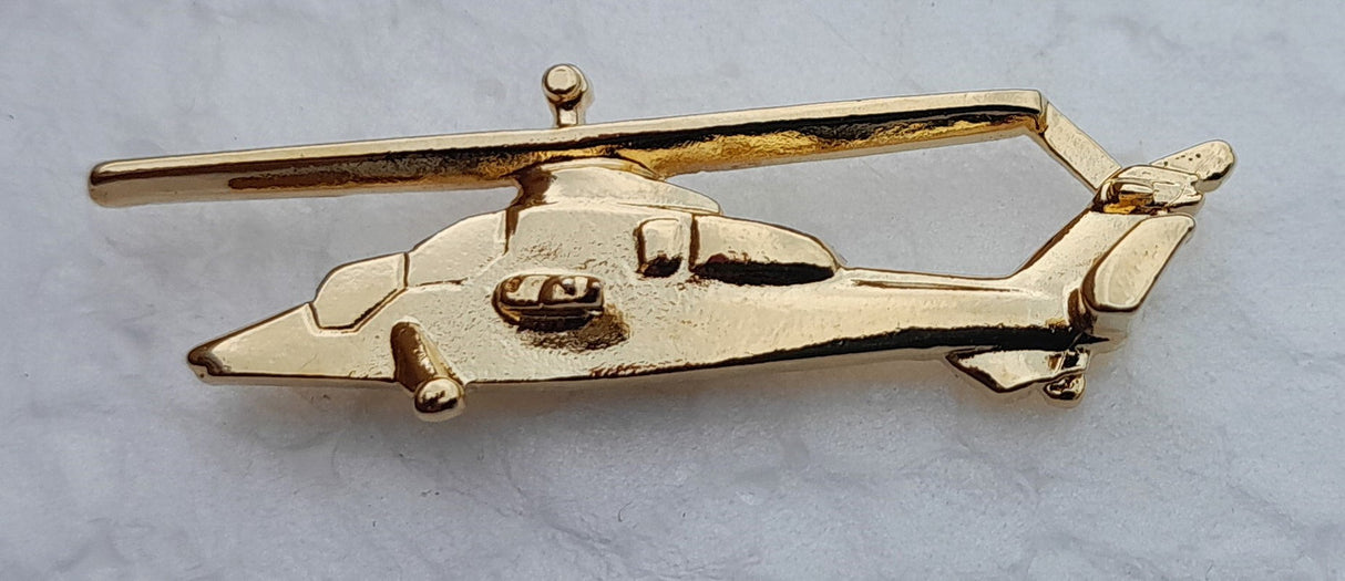 CL105 | Clivedon Collection Pin Badges | Eurocopter Tiger 22ct Gold plated pin badge