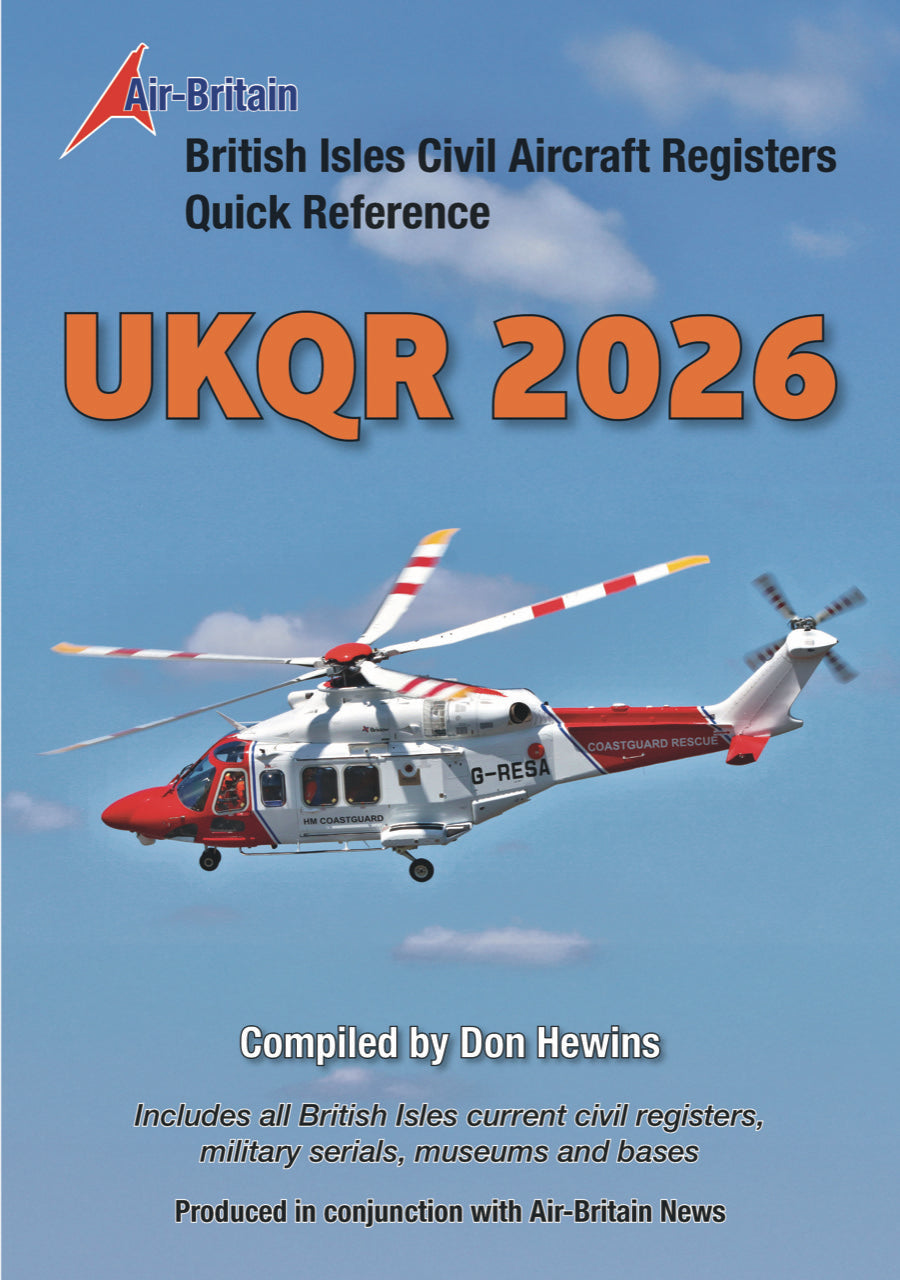 UKQR26 | Air-Britain Books | UKQR 2026 - British Isles Civil Aircraft Registers Quick Reference - Don Hewins