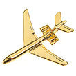 CL025 | Clivedon Collection Pin Badges | Vickers VC-10 22ct Gold plated pin badge