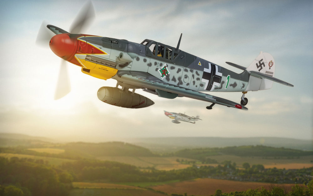 AA27113 | Corgi 1:72 | Messerschmitt Bf 109G-6 - Major Hermann Graf | is due Oct 2026