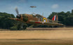 Corgi 1:32 scale die-cast model Hawker Hurricane Mk.I airplane.