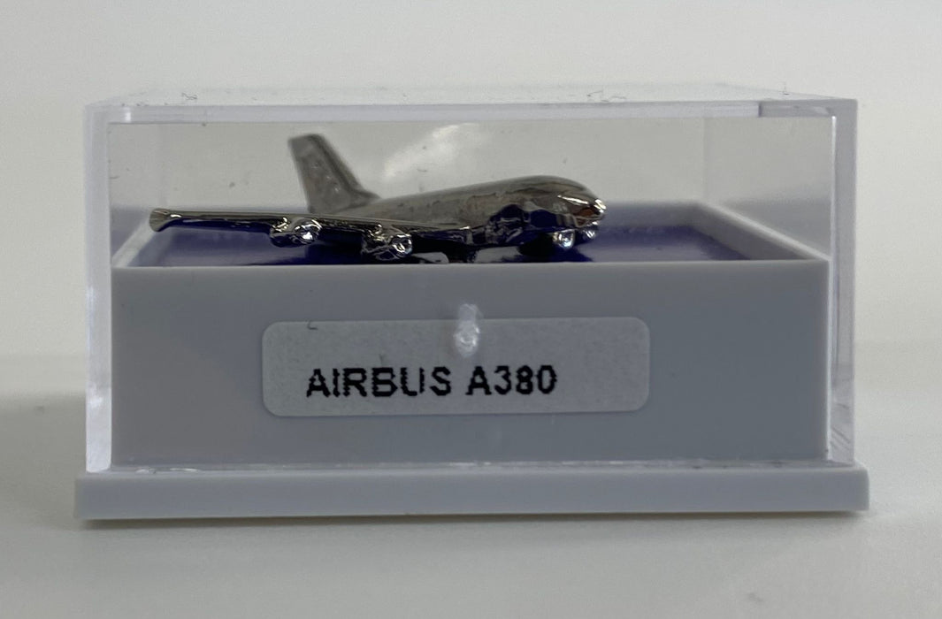 CL005LN | Clivedon Collection Pin Badges | Airbus A380 nickel plated large pin badge