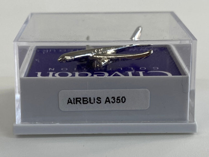 CL3745N | Clivedon Collection Pin Badges | Airbus A350 nickel plated pin badge