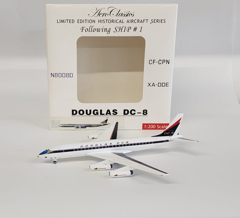 A2N8008D | Aero Classics 200 1:200 | DC-8-51 House Colours Prototype N8008D