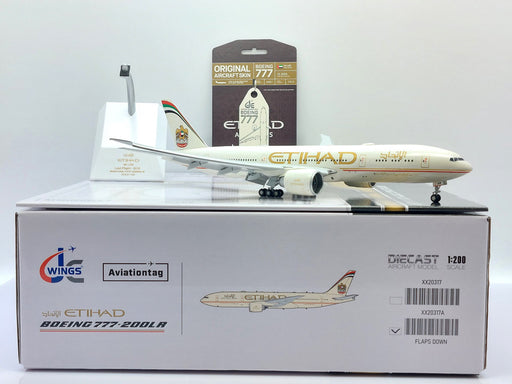 XX20317 | JC Wings 1:200 | Boeing 777-200LR Etihad A6-LRB (with stand)